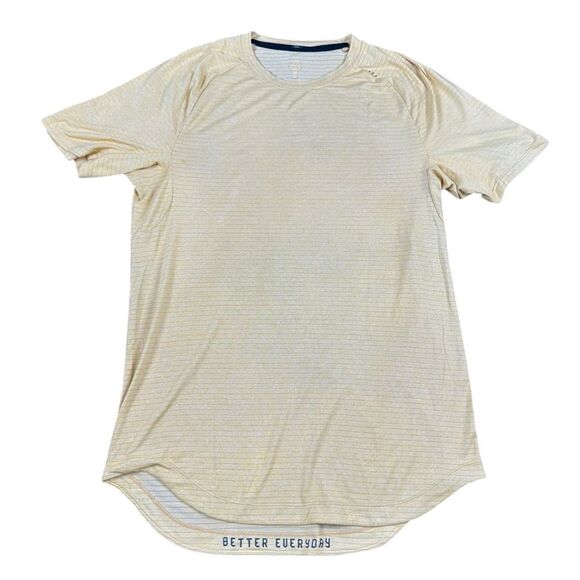 Lululemon yellow women's scoop Tshirt athlesure shirt size medium - Picture 1 of 7